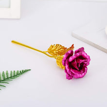 Gold Rose Artificial Rose Flower With Gift Box Plastic Flowers Best Gifts For Friend Girl Wife Women Golden Rose Gift For Valentines Day Mothers Day Anniversary Birthday Wedding Gold (1 Pc)