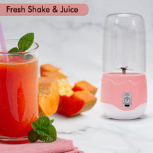Portable Blender Personal Blender Juicer Cup Mini Handheld Blender With 4 Blades Mixer For Fruit Shakes And Smoothies Portable Juicer (Multicolor)