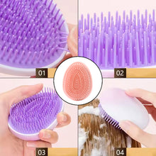 Plastic Hair Washing Combs Hair Massager Shower Brush