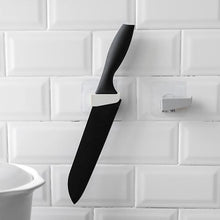 Punch-free Wall Hanging Knife Holder  Stand Knife Holder Kitchen Supplies Tool Holder Insert Knife Shelf Storage Rack (2 Pc )