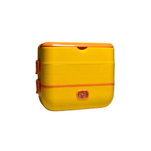 2 Layer Electric Lunch Box For Office Portable Lunch Warmer With Removable 4 Stainless Steel Container.