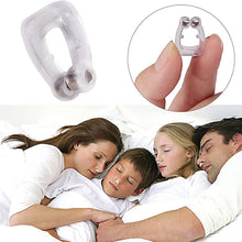 Anti Snore Device For Men And Woman Silicone Magnetic Nose Clip For Heavy Snoring Sleeper Snore Stopper Anti Snoring Device (4 Pc)