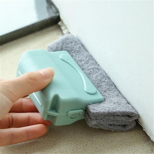 Creative Window Groove Cleaning Brush Hand-held Cleaner Tools (2 Pc)