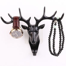 Deer Head Self Adhesive Wall Door Hook Hanger (2 Pc)