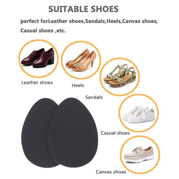 Self Adhesive Anti Slip Grip Sticker For Shoes Sandals Heels (4 Pc)