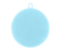 Silicone Dish Scrubber Sponge Mildew Free Non Stick Heat Resistant (2Pc)