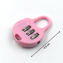 3 Digit Zipper Lock And Zipper Tool Used Widely In All Security Purposes Of Zipper Materials (2 Pc)