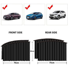Curtain For Car Window Heat Sunshade Protection (4 Pcs With Curtain Hook  Adhesive Tap Set)