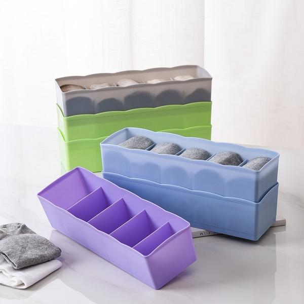 Dividers Tray Organizer Clear Plastic Bead Storage Tray (Multicolour) (2 Pc)