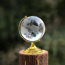 Crystal Globe World Map 50 Mm With Golden Stand (1 Pc)