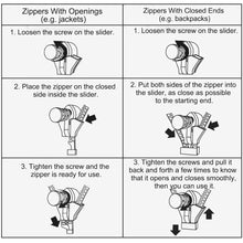 Portable Universal Detachable Zipper Slider (4 Pc  Big)