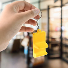 Plastic 2-in-1 Mobile Stand Keychain (4 Pc)