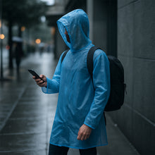 Ultra Lightweight Disposable Raincoat With Hood For Adults (4 Pc)