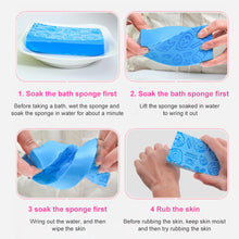 Ultra Soft Exfoliating Sponge Dead Skin Remover Sponge For Body  Face Scrubber For Women And Men (2 Pc)