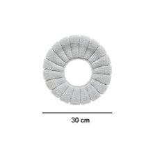 Soft and comfortable winter toilet seat mat cover with plush fabric