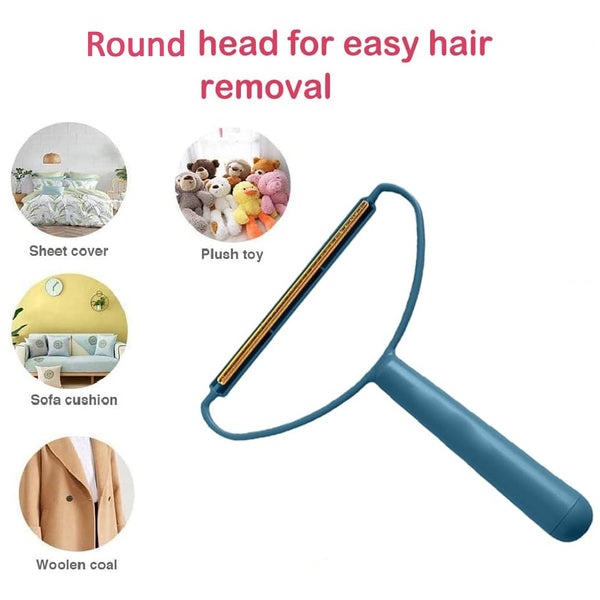 2 in 1 Portable Lint Remover At Home Use  Use For Removing Lint Dust In Furniture And Wool Clothes Sweater Carpet  Woolen Fabrics Brush Sticky Lint Roller With Long Handle (1 Pc)