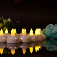 Set Of 8pcs With Transparent Box. Flameless Floating Candles Battery Operated Tea Lights Tealight Candle - Decorative Wedding.