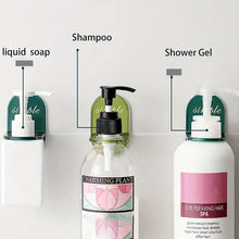 Shower Gel Bottle Holder Wall Mounted Hook L Shape Bottle Rack Rust Resistant Seamless Hook For Kitchen And Bathroom For Shampoo Lotion Soap Liquid Dispenser Bottle (2 Pc)