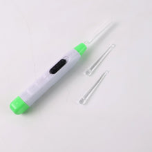 White Led Flashlight Earpick With Tweezer (4 Pc)