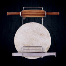 Chakla Belan Chimta Stand Rolling Pin Board Tong Holder Silver Stainless Steel Multi-purpose Rack For Kitchen (1 Pc )