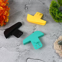 Plastic Secure Mobile Phone Charging Stand Holder (4 Pc, Mix Color)