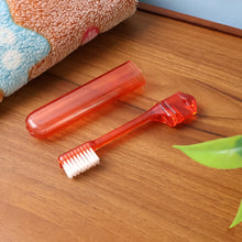 Portable Folding Toothbrush With Built-in Travel Case (4 Pcs)