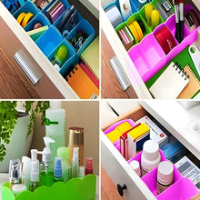 5-compartments Socks, Handkerchief, Underwear Storage Box Socks Drawer Closet Organizer Storage Boxes (Pack Of 4)