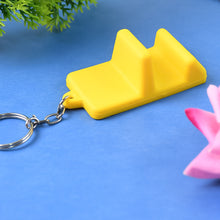 Plastic 2-in-1 Mobile Stand Keychain (4 Pc)