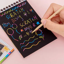 Crafts Rainbow Art Scratch Paper Book Sheets 10 Page ( Pack Of 1 )