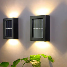 Solar Wall Lights Small Fence Lights Solar Powered Up Down Led Porch Light Garden Lights Outdoor Solar Landscape Lights Waterproof Light (1 Pc)