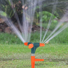 Garden Sprinkler 360 Rotating Adjustable Round 3 Arm Lawn Water Sprinkler For Watering Garden Plantspipe Hose Irrigation Yard Water Sprayer