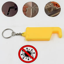 2 In 1 Plastic Keychain With Mobile Stand  Phone Holder (3 Pc  Multicolor)