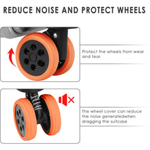 Luggage Wheel Covers Luggage Wheel Covers For Suitcase Reduce Noise For Travel Luggage Suitcase Silicone Suitcase Wheels Cover For Protect Suitcase Wheels (8 Pcs  4 Pc Set)