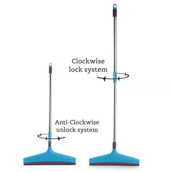 Adjustable Bathroom Floor Stainless Steel Rod Wiper
