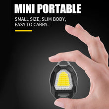 Portable Triangular Shaped Emergency Camping Flashlight With Lighter Lumens Rechargeable Waterproof Portable Led Light Camping Keychain 6lighting Modes With Strong Magnet 3 Color Lighting For Travel Camping Walking