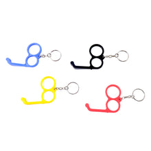2-in-1 Plastic Dual-finger Mobile Stand Cum Keyring  (Mixed Color, Pack of 6 Pcs)