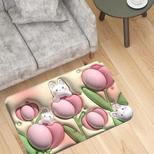 Stone Bath Mat Non Slip Anti Mould 3d Absorbent Bath Mats For Bathroom Stone Bath Mat Quick Dry Shower Mat (60x39cm)