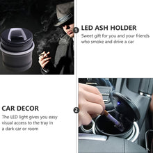 Portable Car Storage With Lid And Blue Led Light (1 Pc With Color Box)