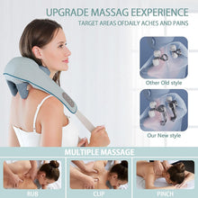 Neck and Shoulder Massagers With Heat Electric Rechargeable (1 Pc)