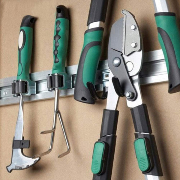 Multifunction Wall Mount Garage Holder For Mop & Broom Hanger (4 Pcs Set)