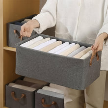 Foldable Cloth Storage Organizer Bag With Handles (46x27cm1pc)