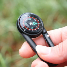 Clip Snap Hook Mini Compass (1 Pc, Mix Design)