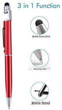 3 In 1 Ballpoint Function Stylus Pen With Mobile Stand (3 Pc)