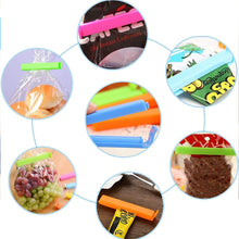 Food Snack Pouch Bag Clip Sealer For Keeping Food Fresh For Home Kitchen  Plastic Camping Snack Air Tight Seal Bag Clips Packet Vacuum Sealers Clip (18 Pc Set)