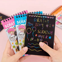 Crafts Rainbow Art Scratch Paper Book Sheets 10 Page ( Pack Of 1 )