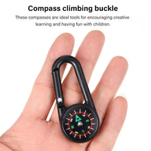 Clip Snap Hook Mini Compass (1 Pc, Mix Design)