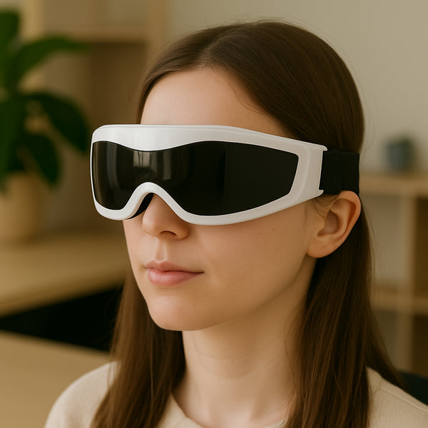 Electric Eye Massager With Heat Vibration Air Pressure (1 Pc)