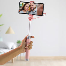 Wired Selfie Stick With Rearview Mirror Built-in Shutter Button (1 Pc)