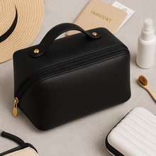 Premium Travel Makeup Toiletry Organizer Pouch With Zipper  Handle(1 Pc)