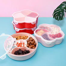 5 Compartments Party Food Storage Snack Nuts Box For Peanuts Fruits And Candy Box For Home  Kitchen Use